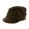 Morehats Metallic Slouchy Baseball Cap Packable Hat - Olive