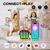 YLL Mini Karaoke Machine with 2 Wireless Microphones for Kids