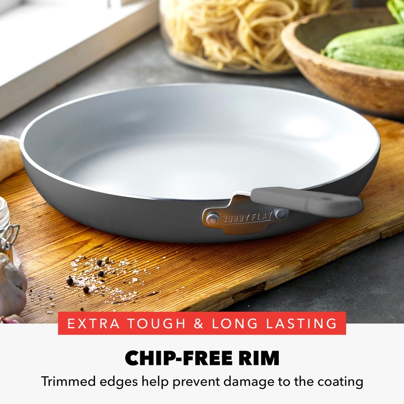 GreenPan x Bobby Flay 12" Frying Pan Skillet, PFAS &