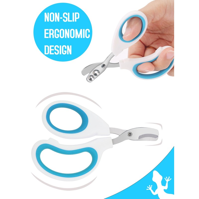 Stainless Steel Bearded Dragon Nail Clippers,Lizard Nail Clippers,Bearded Dragon Supplies,Bearded