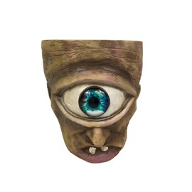 Eye Head Resin Flower Pot Decorative Indoor Outdoor Planter Round Statue Pot for Flowers Plants Herbs