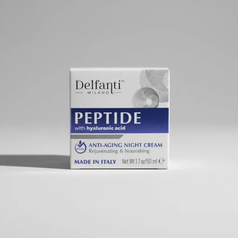Delfanti Milano Crema De Noche Péptidos Y Ácido Hialurónico