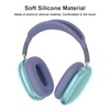 Silicone Case Cover for AirPods Max Headphones, Clear Soft TPU