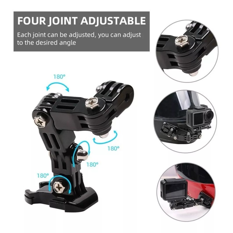 Estuchelandia Base De Montaje Para Moto Camara Gopro Hero 10,9,8,7,6,5,4