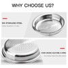 RECAFIMIL Reusable Coffee Capsules, Refillable Coffee Pods Filter for Senseo