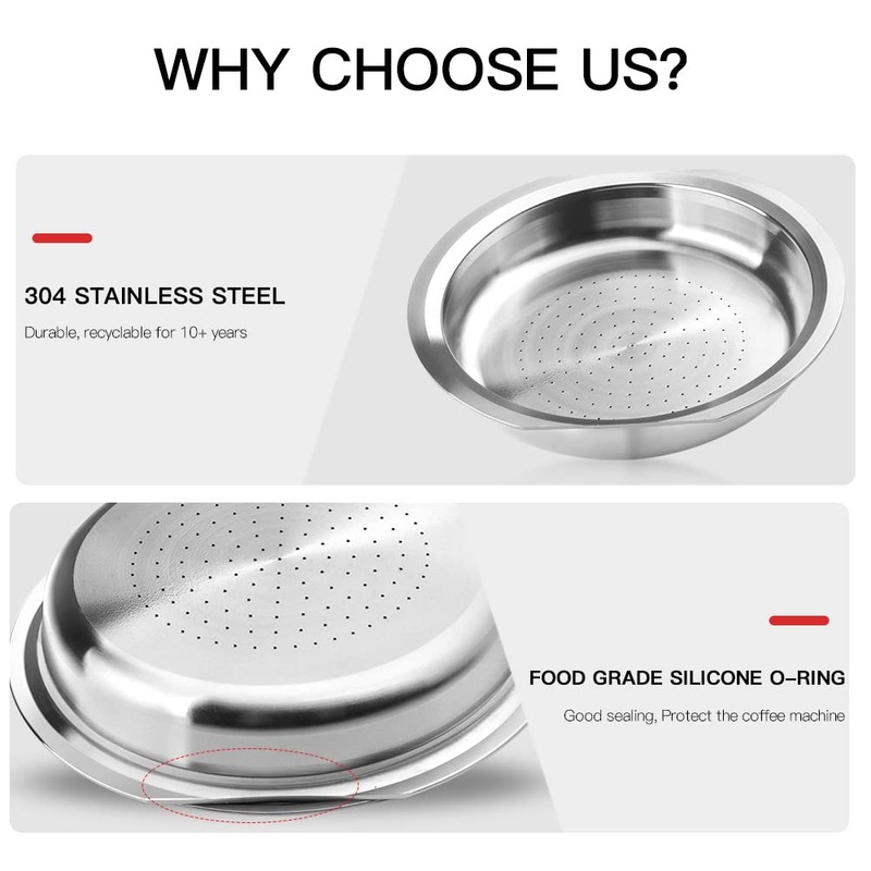 RECAFIMIL Reusable Coffee Capsules, Refillable Coffee Pods Filter for Senseo