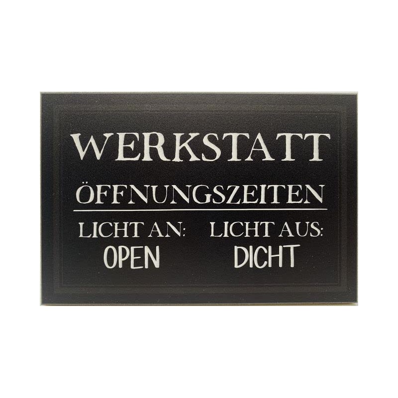 High Quality Wooden Sign 18 x 12 x 1 cm