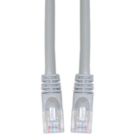 CableWholesale Cat6 Ethernet Crossover Cable, 24AWG, RJ45 Gold Plate Connector, Snagless Boot, 4 Pair Stranded Copper, Unshielded Twisted Pair (UTP) Internet Network Patch Cable, 25 Foot, Gray