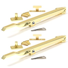 2 x Brass Window Handles - 10"