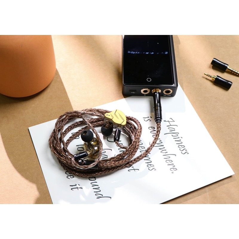 Linsoul Tripowin Amber 32AWG OFC Oxygen Free Cable HiFi IEM