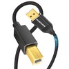 HOSONGIN USB Printer Cable 3FT，USB A to USB B Printer