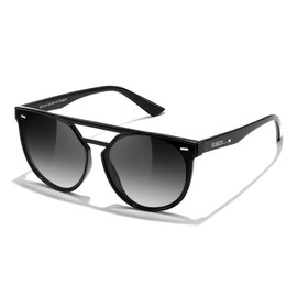 FEISEDY Vintage Cat Eye Sunglasses Polarized Round Aviator Trendy Oversized UV400 Sun Glasses B0119