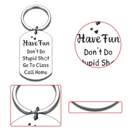 Teen Boy Gifts, Christmas Gifts for Teen Girls Boys, Birthday Gifts for Daughter Son, 16th 18th Birthday Gifts for Girls Boys, Gifts for College Girls, School Supplies, Dont Do Stupid Sh T Keychain