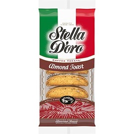 Stella D'oro Almond Toast Crunchy Coffee Treats Cookies, 6.6 Oz