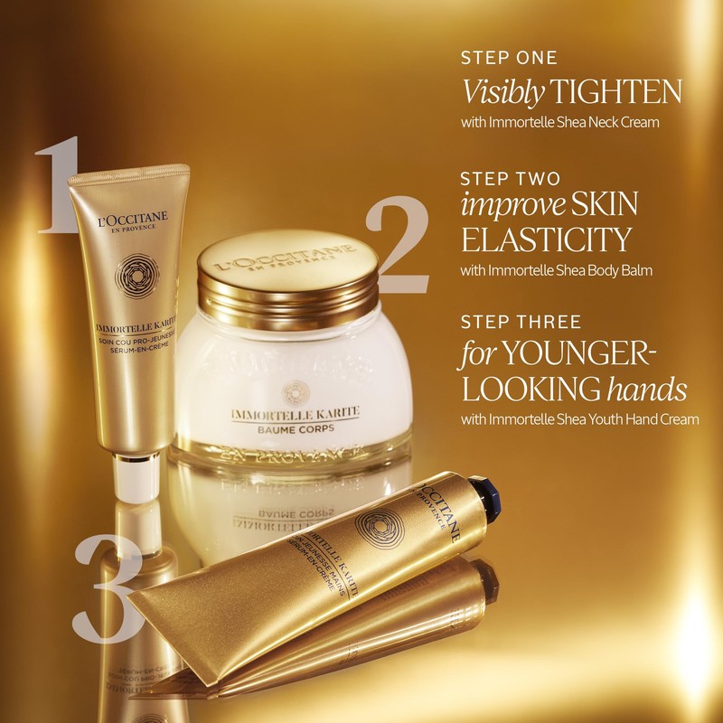 L'OCCITANE - Serum in Hand Cream Strawflower Shea Butter -