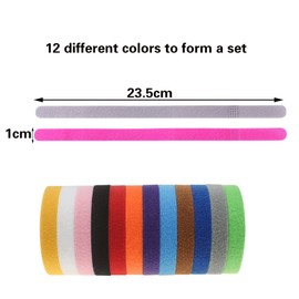 Pack of 12 Kitten Accessories, Kitten Collars, Puppy Collars, Puppy ID Collars, Adjustable Soft Puppy Kitten Collars for Newborn Pets, 12 Colours