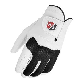 Wilson W/S Conform Mens Golf Glove, Right Hand, White, X-Large