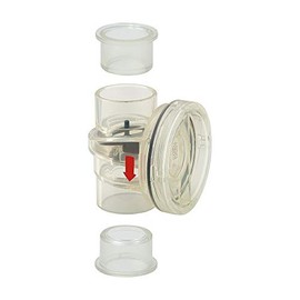 Kakudai 438-059-25 Self-sealing Drain Trap (Both Vertical and Horizontal Pulls)