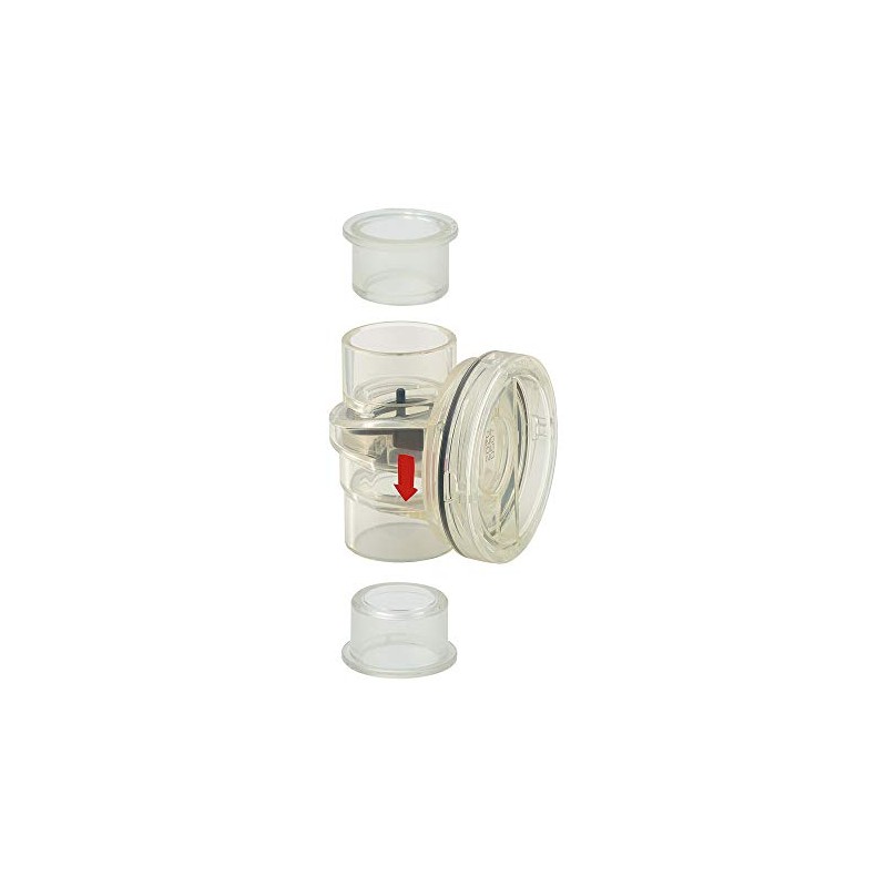 Kakudai 438-059-25 Self-sealing Drain Trap (Both Vertical and Horizontal Pulls)
