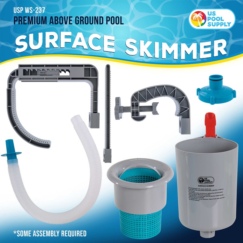 U.S. Pool Supply Pool Skimmer - Above Ground Pool Skimmer,