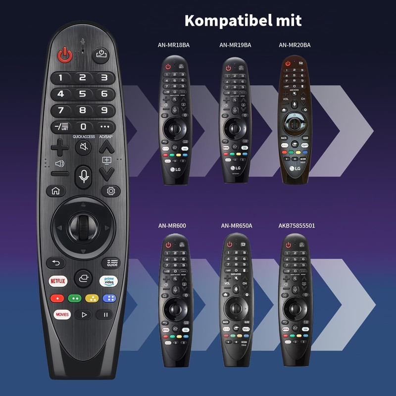 Gvirtue Magic Remote Control for LG TV Remote Control for