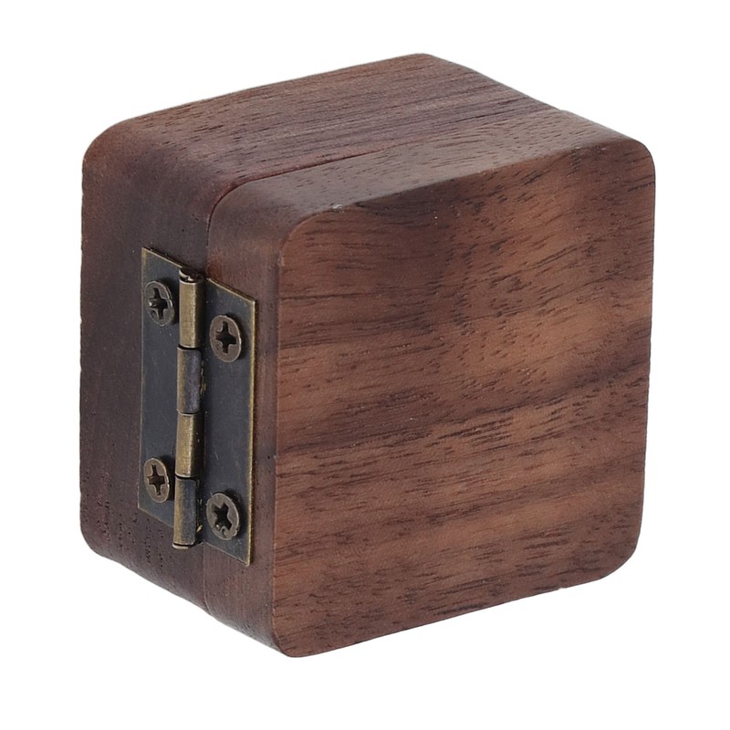 Guitar Picks Box Portable Multifunctional Wooden Guitar Picks Case Storage
