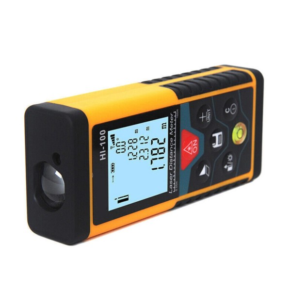 Unbranded Auto Off Handheld Infrared Distance Meter Rangefinder Trena Measure