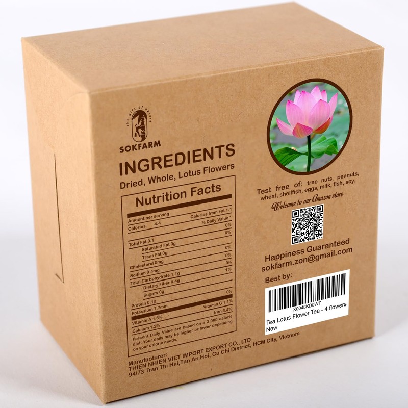 Lotus Flower Tea Bloom Flowering Teas, Dried Whole Blooming Tea