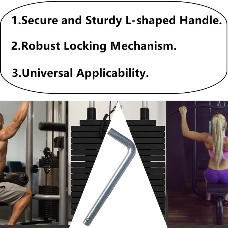 Weight Stack Pin, 2 Pcs Gym Pin Weight Loading Pin