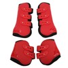 4pcs Horse Leg Guard PU Neoprene Front Hind Horse Tendon