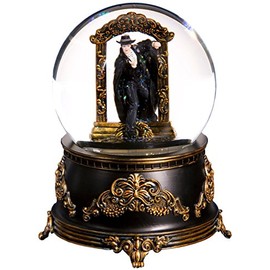 The San Francisco Music Box Company Phantom Stepping Through Mirror Water Globe