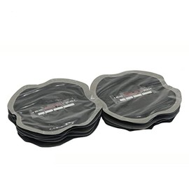 ZERINT TP-B05 Tire Repair Patch, Heavy Duty Bias Ply Repair Patch, Tire Repair for Puncture, Tire Bias Tractor Tire Repair Patch 5 1/4" x 5 1/4" 2 ply 10 pcs