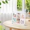 siawadeky Card Display Case, 6 Layers, Fully Transparent, Card Stand,