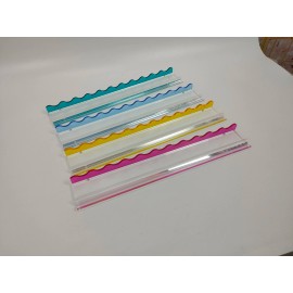 Royal Saint Acrylic Multi-color Transparent Mahjong Ruler US Mahjong Wave Transparent Mahjong Row RulerColor: green