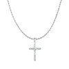 MARLION JEWELS Mens Jesus Christ Necklace in Gold Plated Silver