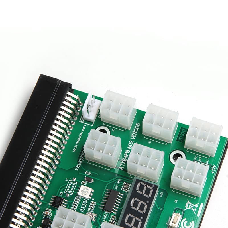 Acxico 1Pcs 6PIN 1200W Server Power Supply Breakout Board for