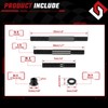 ISINFLASH 12-Point Cylinder Gasket Head Stud Bolt Set Compatible with