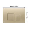 Acesome Toilet Actuator Plate Compatible with Geberit Sigma01 Sigma10 Sigma20