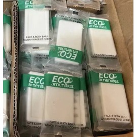 Eco Amenities Individually wrapped Size 28g / 1oz Face And Body Lot of 10 Bars