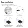 Metalux SHP 4 ft. 128-Watt Equivalent, 10000 Lumens Integrated LED,