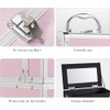 Estuche de Maquillaje Profesional de 3 Niveles con Espejo, Organizador