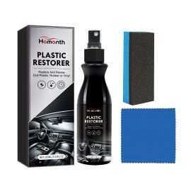 Homonth Plastic Restorer, Automotive Interior Refurbishment Plated Crystal Anti-Rust Care And Maintenance Cleaning Agent
