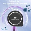 Toothbrush case Holder, Toothbrush cleaner and Holder Cover Caps with