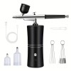 Unbranded Portable Rechargeable Mini Air Compressor Kit Air Brush Paint