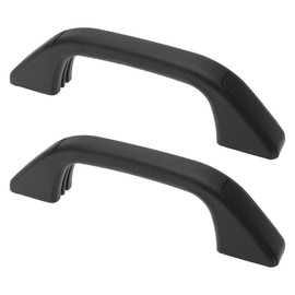 HAFRILY Car Door Handle Waterproof Car Door Handle Pull Bar for Motorhomes Trailers Caravans Boats, Black Door Grab Handle (2 Pack)