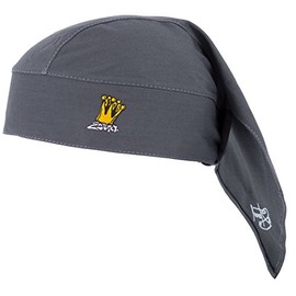 2Stoned Bandana Head Scarf One Size Embroidered in 13 Colours for Women, Men and Children, Dark Grey Crown