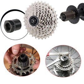 Nokwocy Pack of 2 Bicycle Sprocket Puller, Gear Puller, Cassette Puller Tool, Bicycle Accessories Tools