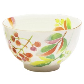 Ceramic Indigo Flower Language Rice Bowl, South Heaven Size: Approx. φ4.3 inches (11 cm), H2.6 inches (6.6 cm), 04139 inches (04139 mm)