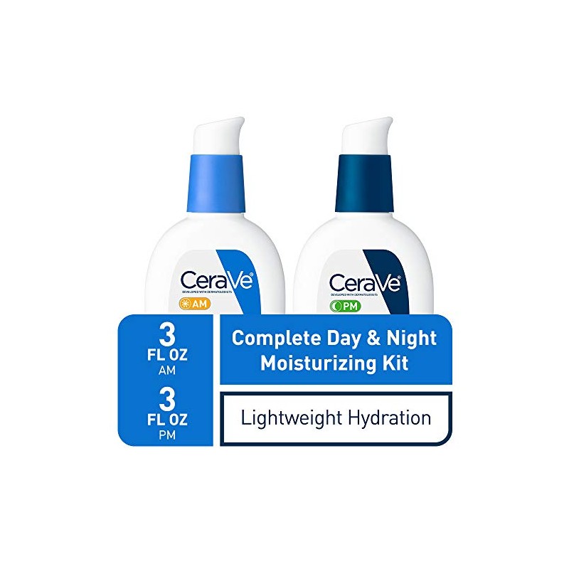 CeraVe AmPm Bundle Facial Moisturizing Lotion, 2 Count
