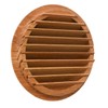 La Ventilazione LGRS125QL Ventilation Grille Round Painted Oak Diameter 140
